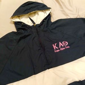 Kappa Alpha Theta Charles River Anorak Rain Jacket